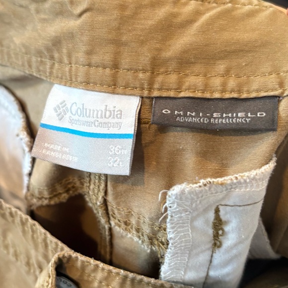 Columbia Omni Shield Brown Pants Size 36‎ - Picture 7 of 8